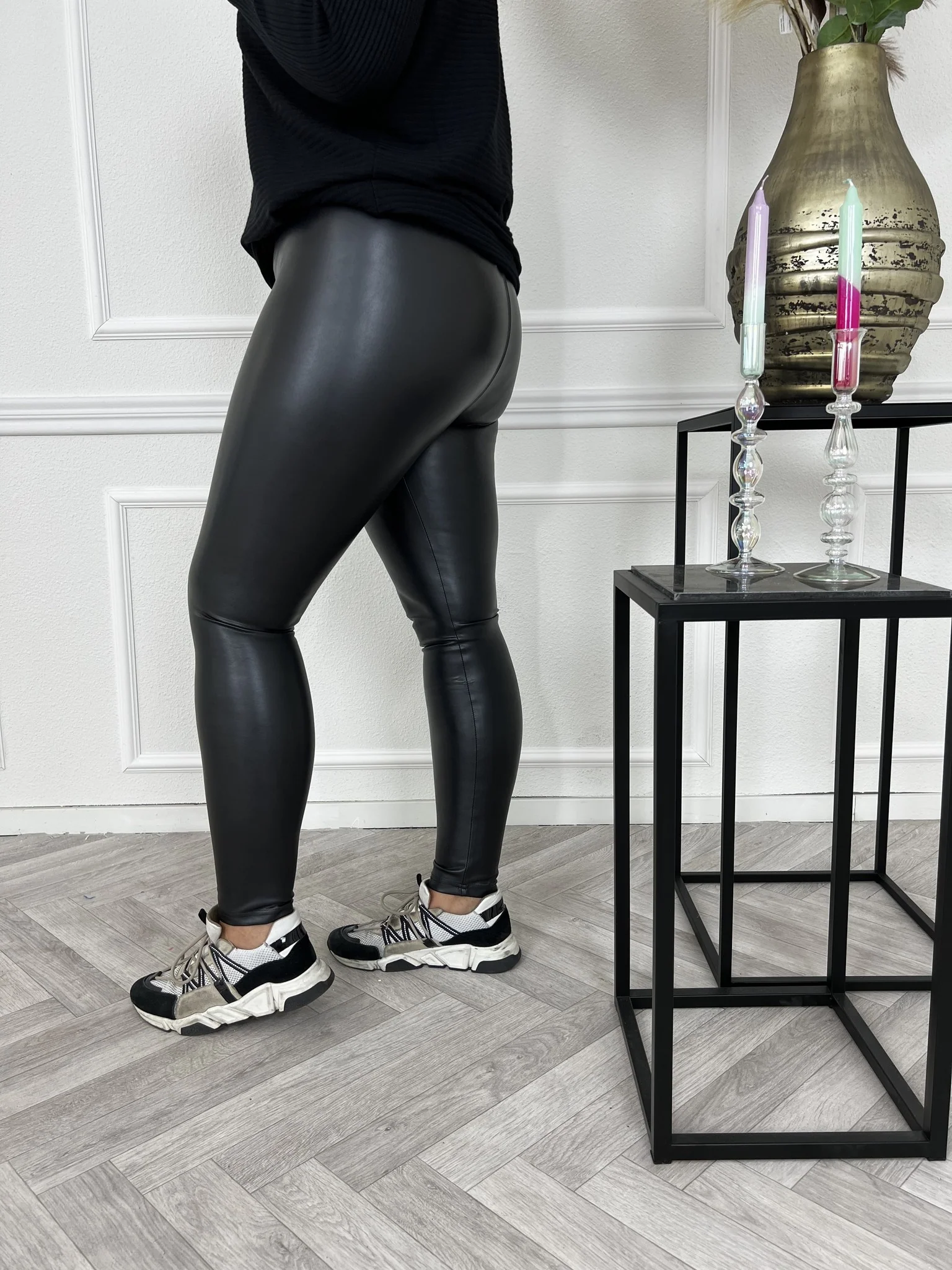 Autumn Leather Legging - Black - Image 4