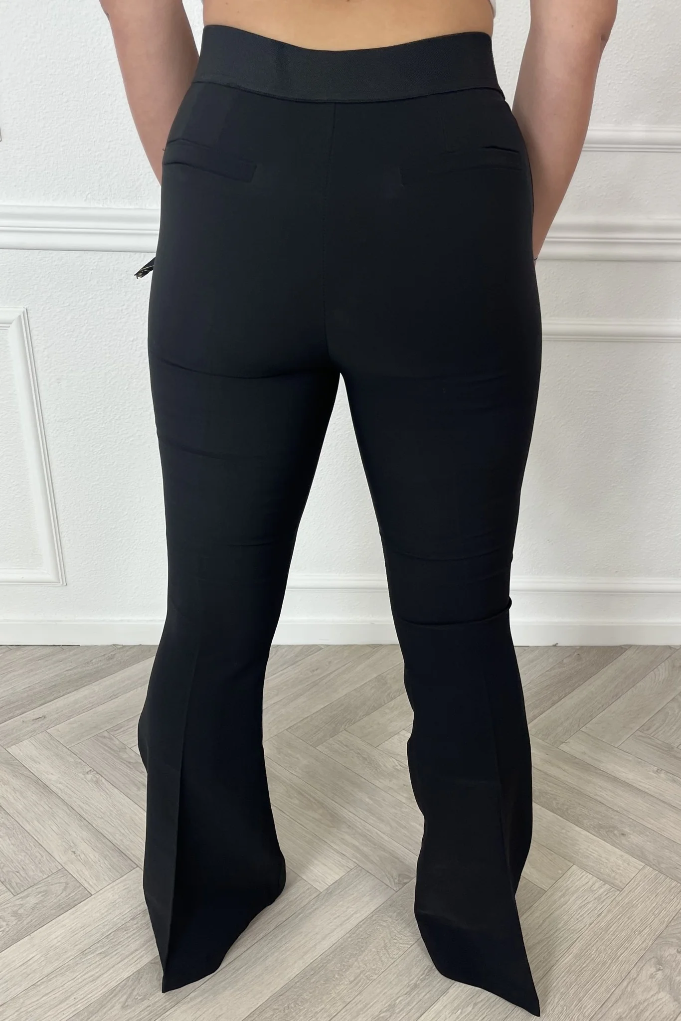 Classy Zipper Flare - Black - Image 3