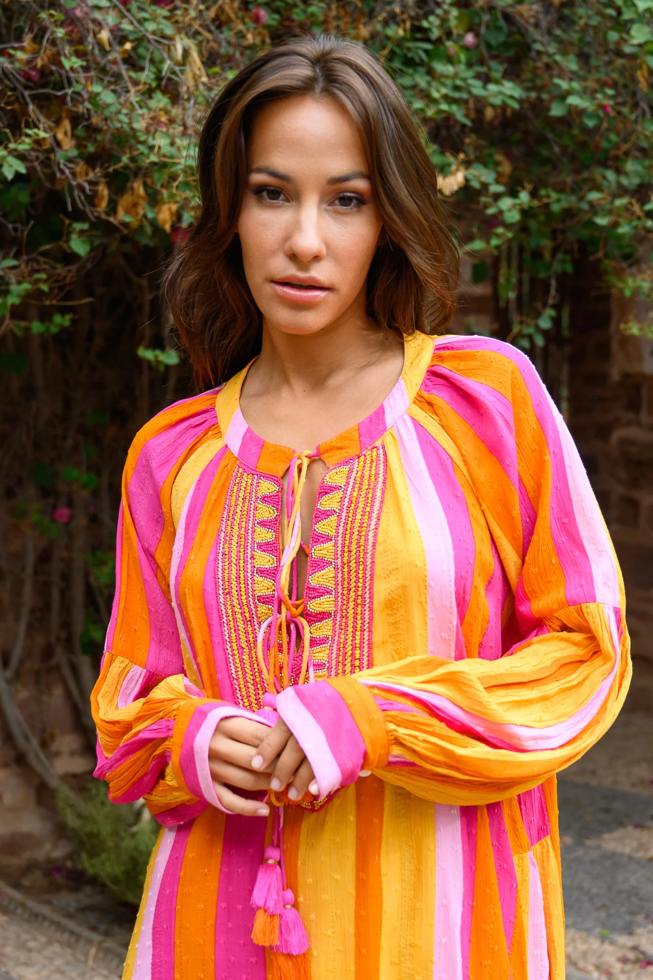 Colorful Noa Tunic - Yellow/Pink - Image 3