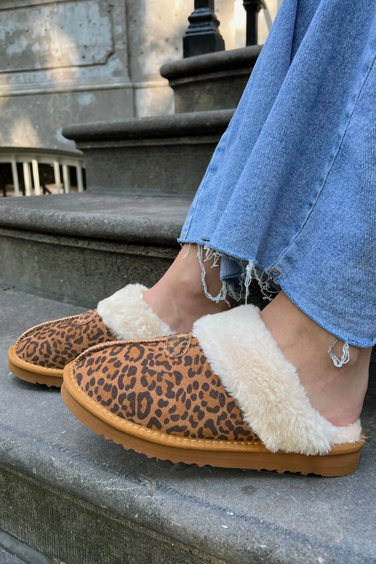 Comfy Winter Pantoffels - Leopard - Image 3