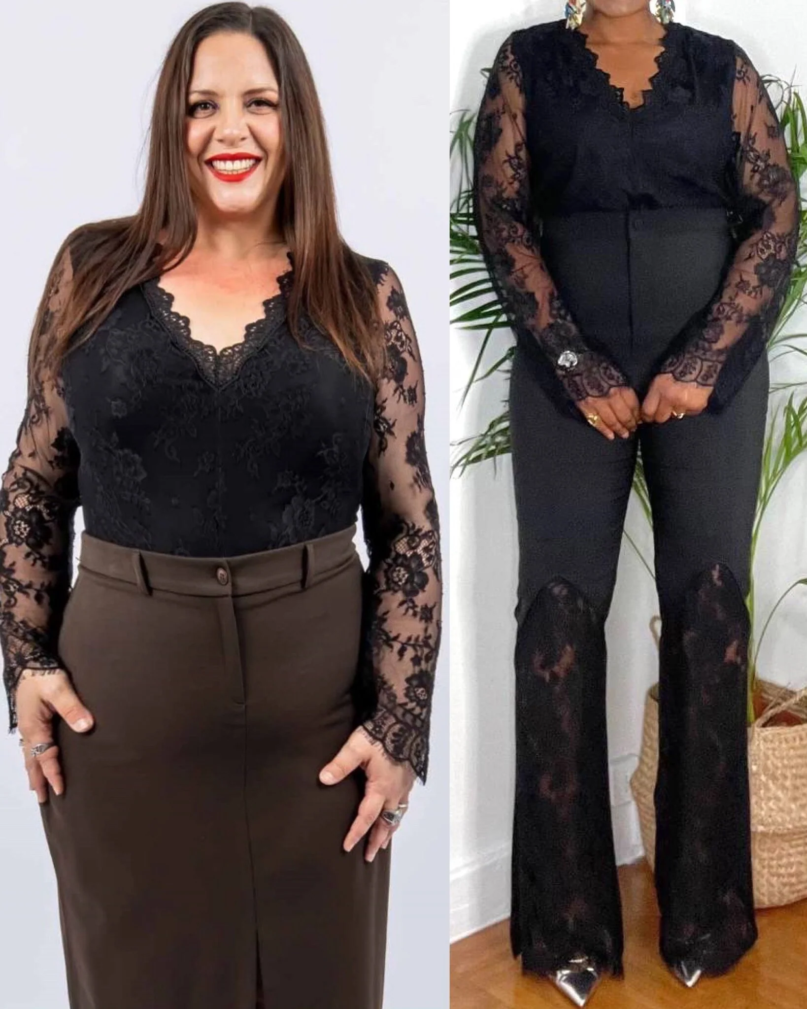 Perfect Lace Body - Black - Image 3