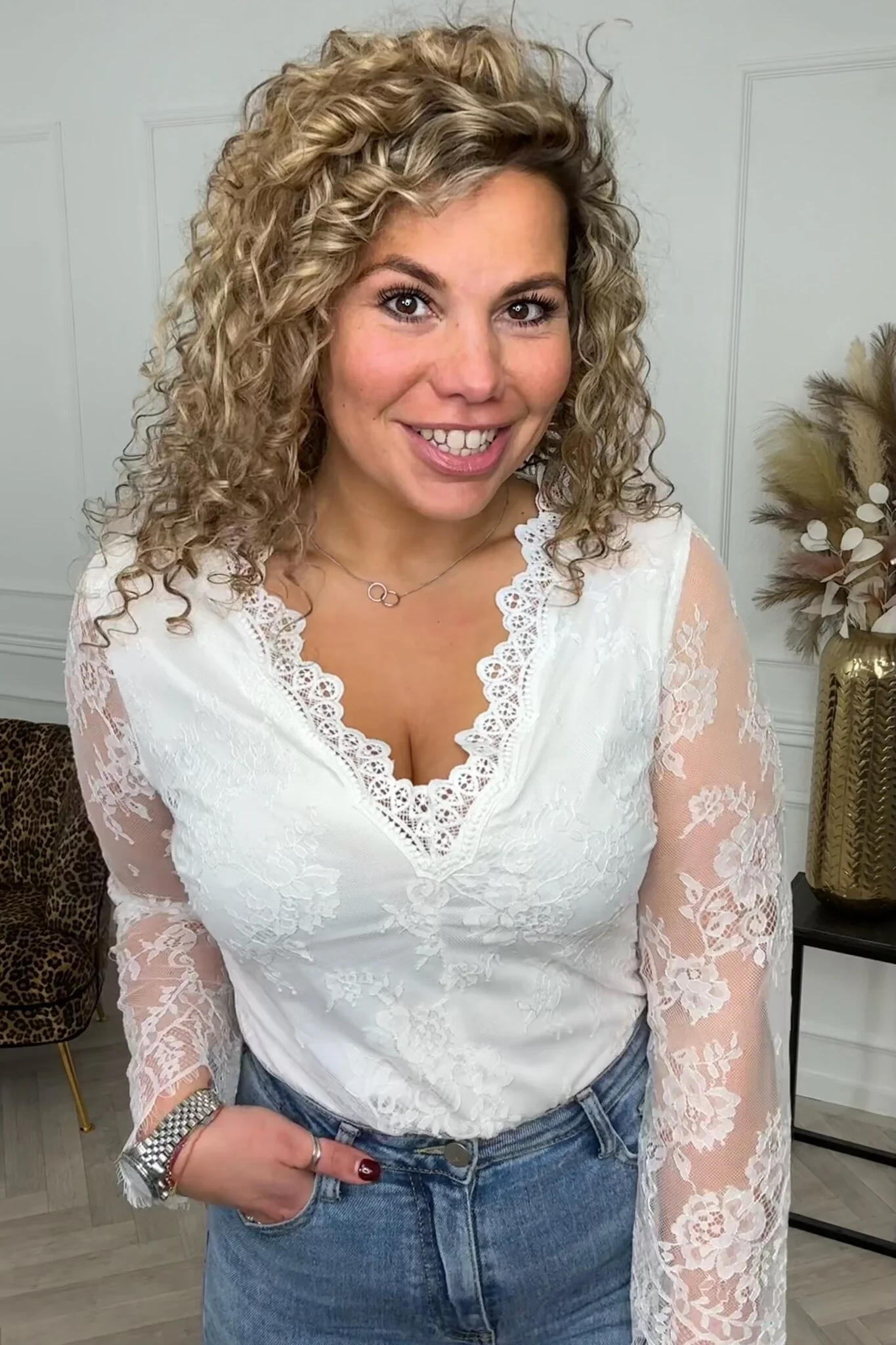 Lace Body - White - Image 3