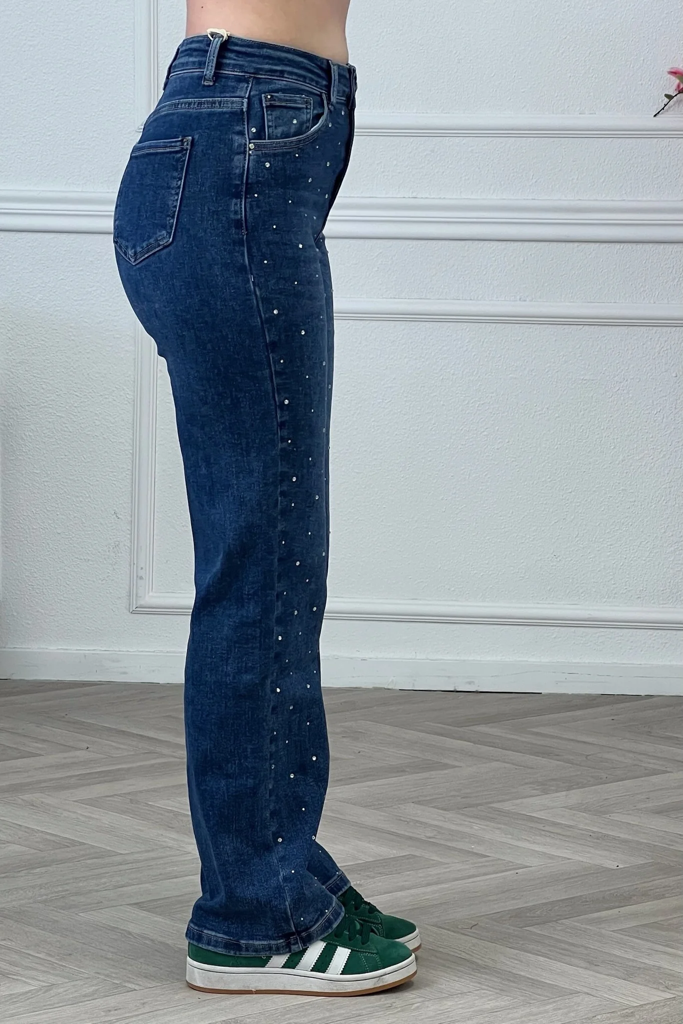 Lizzy Studded Jeans - Blue - Image 3