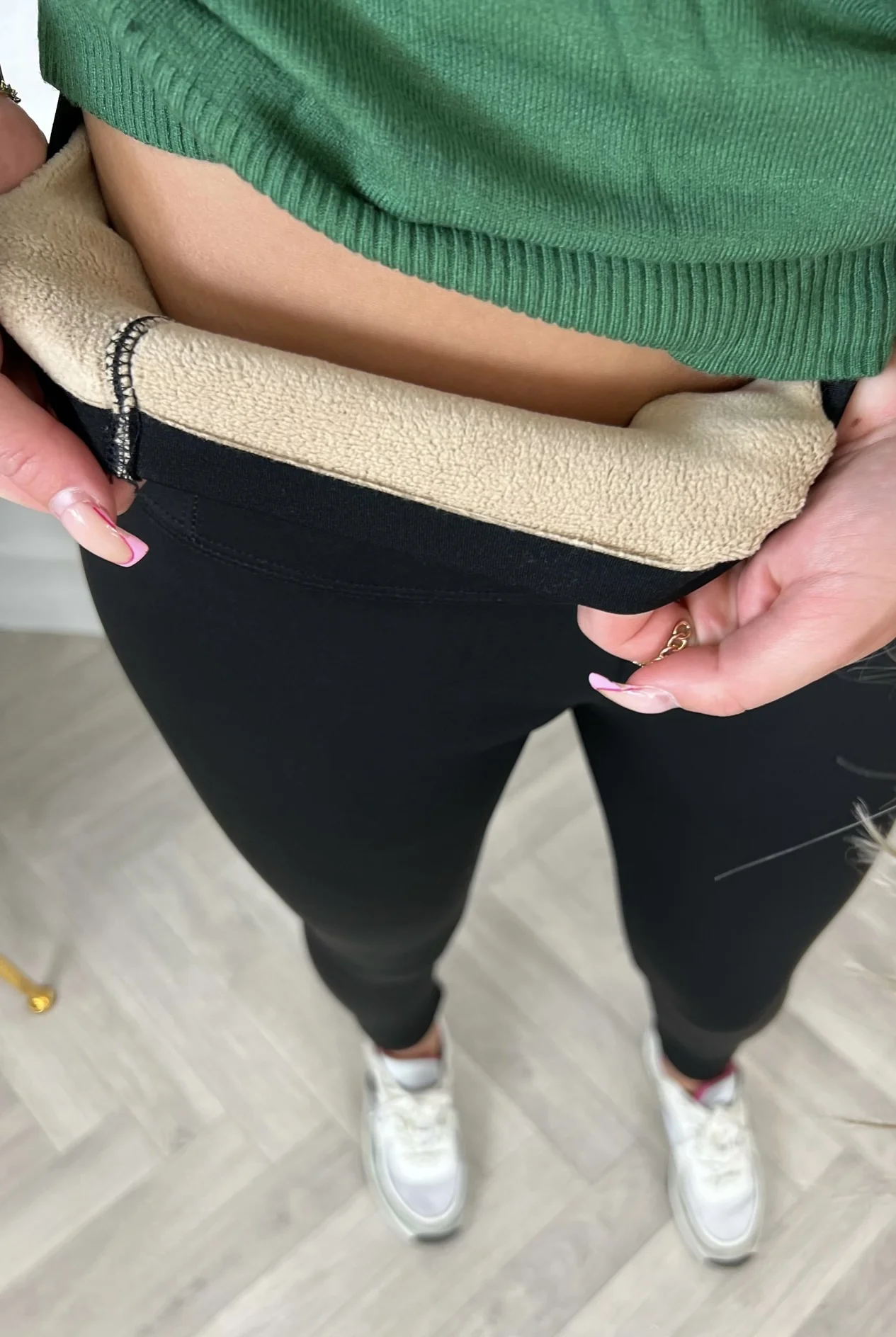 Pocket Fleece Legging - Black - Image 8