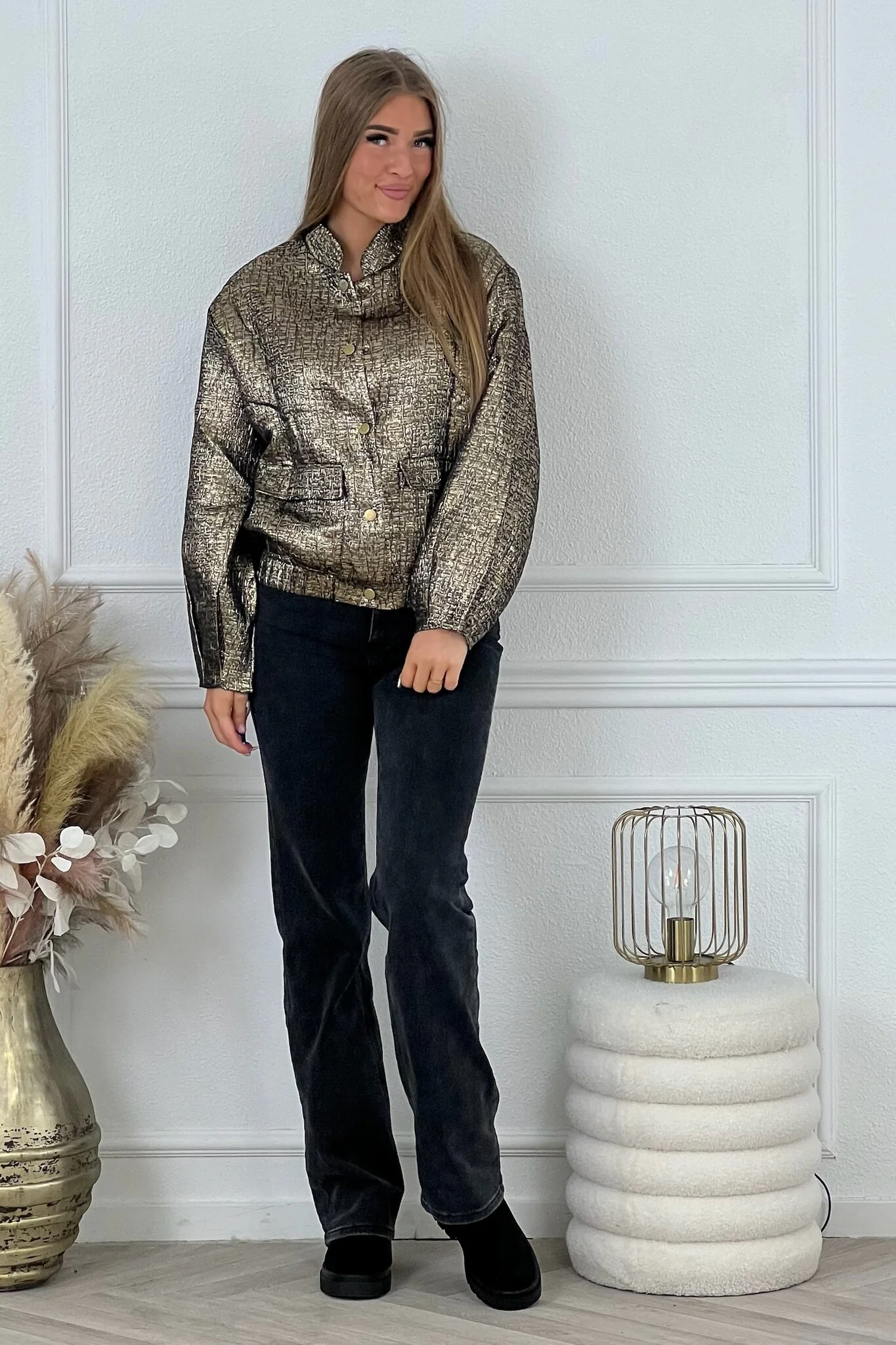 Shiny Jacket - Gold - Image 4