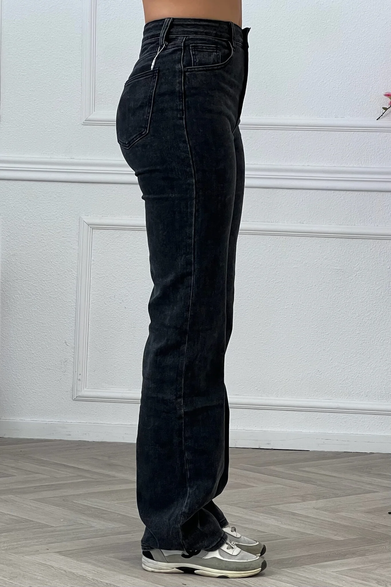 Tall Straight Leg Jeans - Black - Image 4