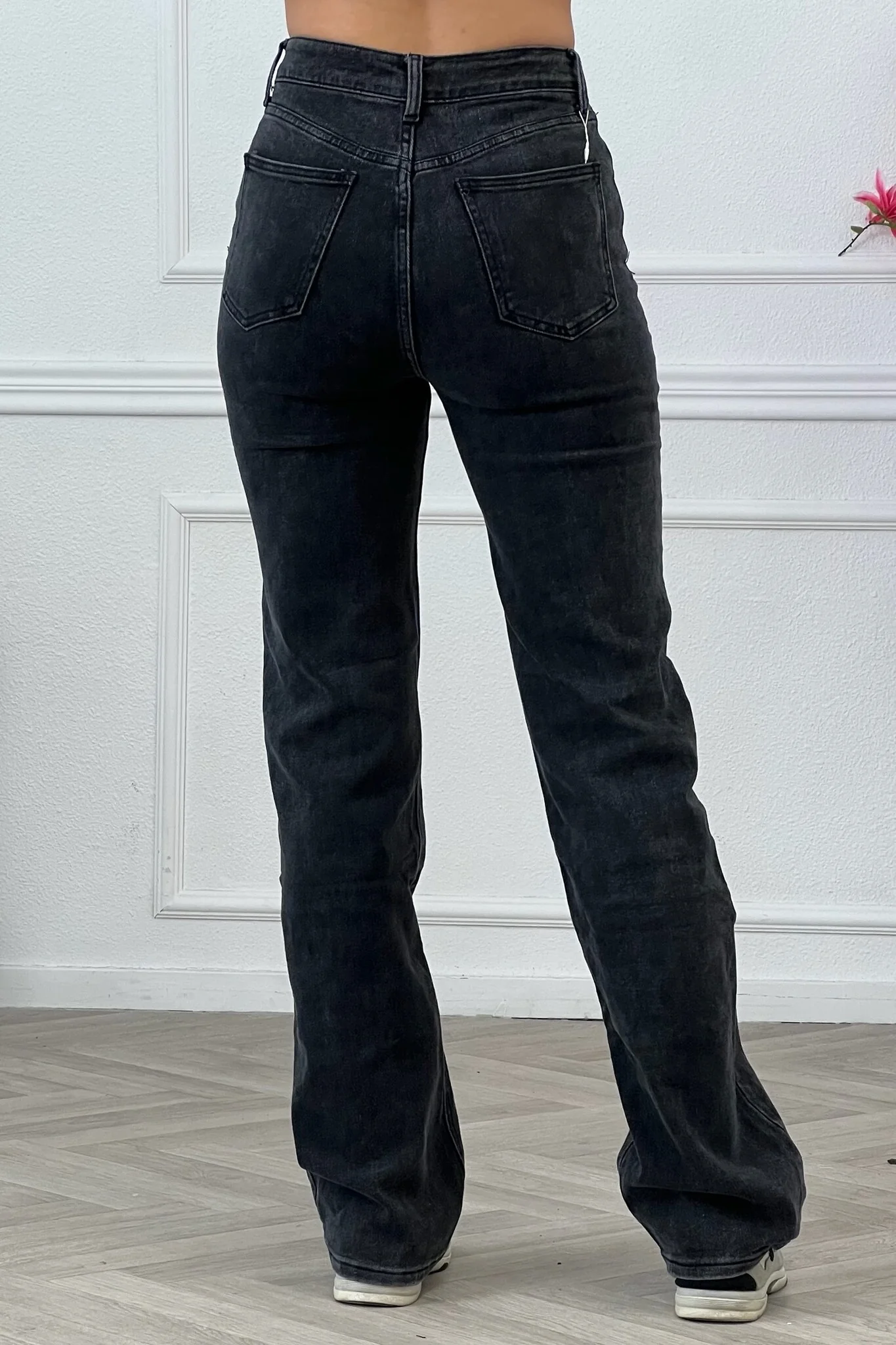 Tall Straight Leg Jeans - Black - Image 5