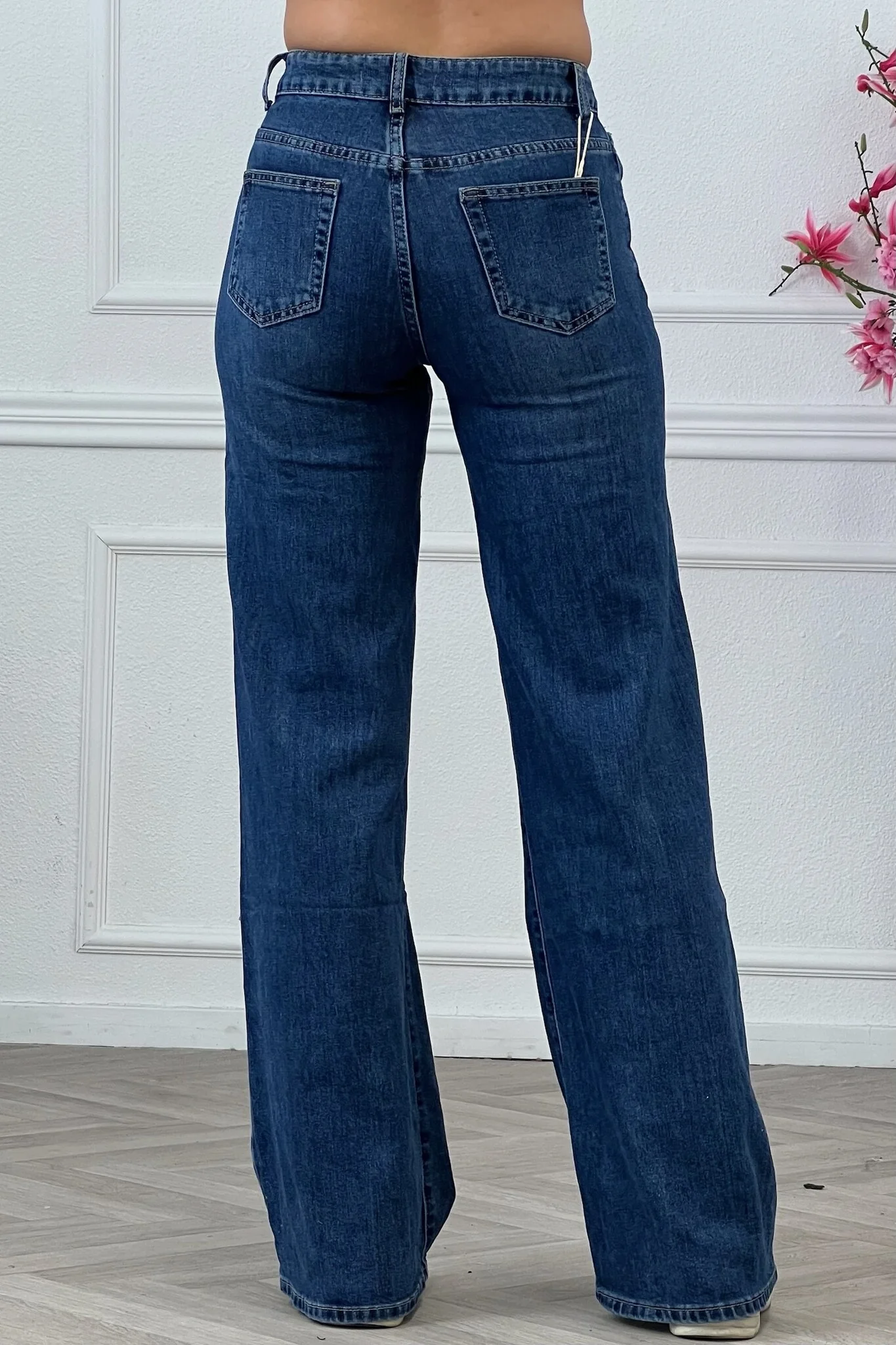 Tall Straight Leg Jeans - Dark Blue - Image 5