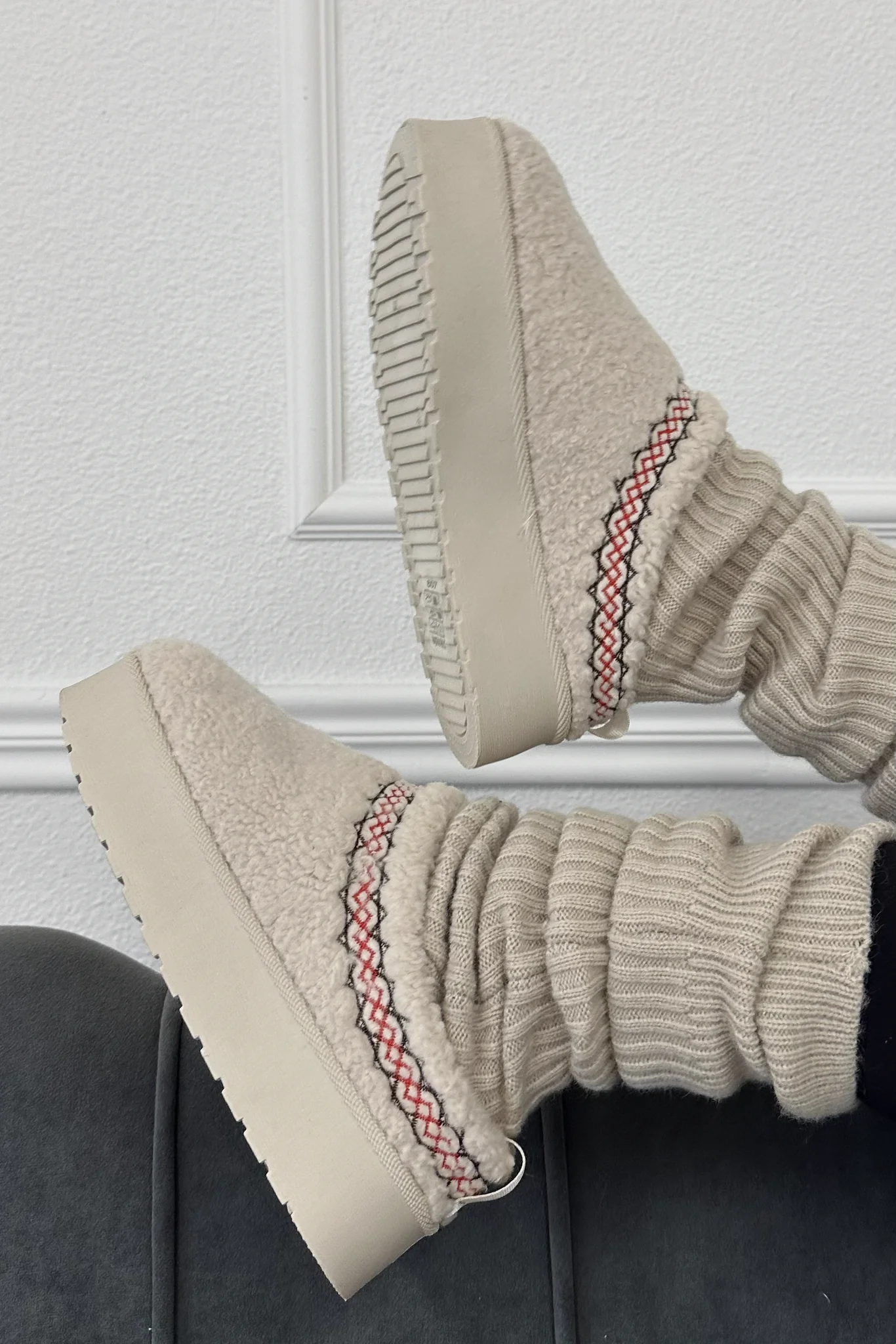 Teddy Jazz Pantoffels - Beige - Image 3