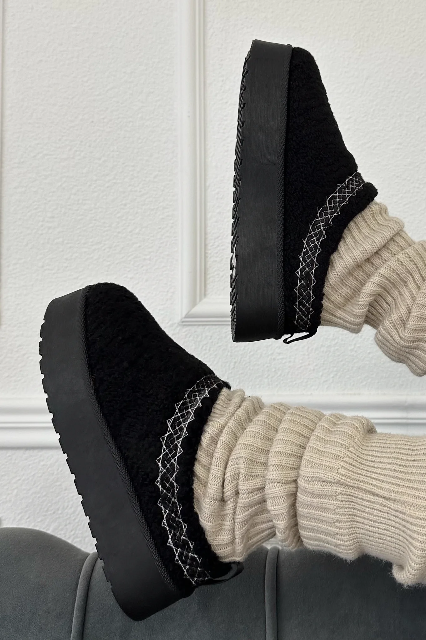 Teddy Jazz Pantoffels - Black - Image 3